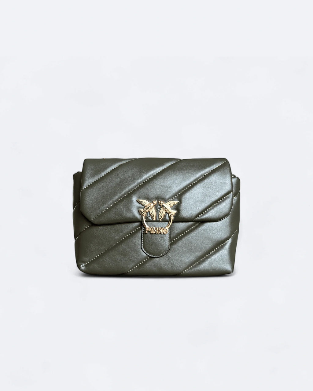 Pinko – Měkká taška olivově zelená