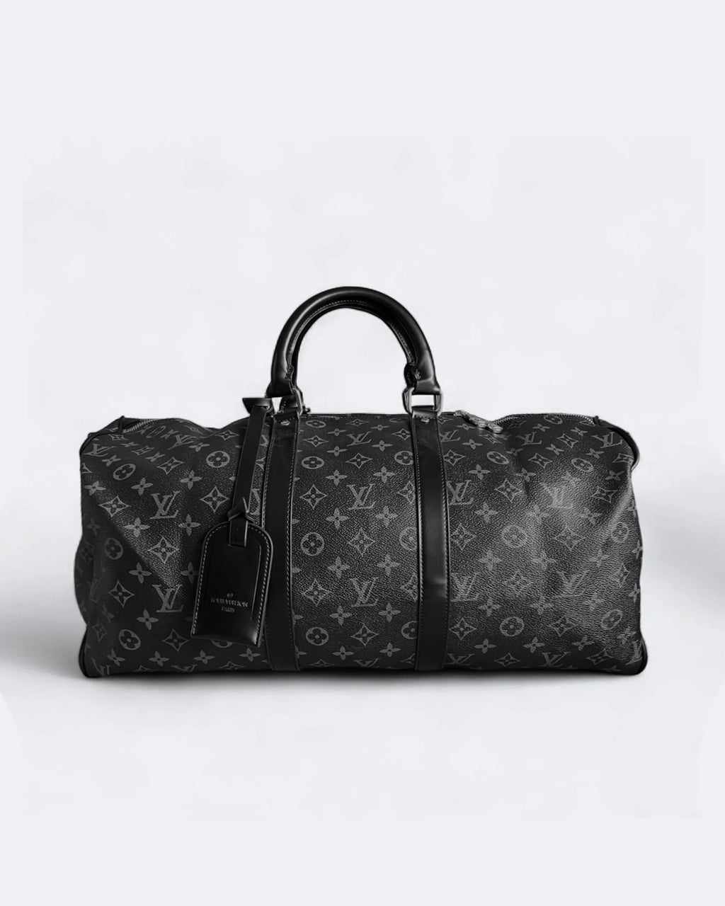 Louis Vuitton – Cestovní taška Duffle se vzorem LV – černá
