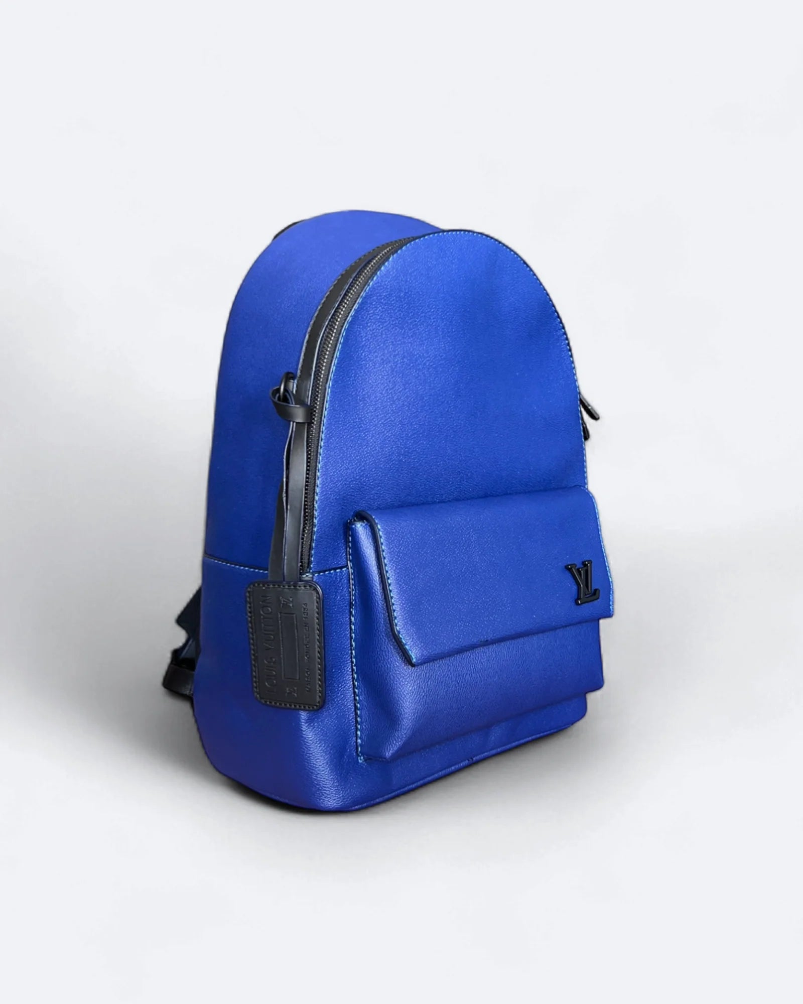 Louis Vuitton – Kožený batoh Takeoff – modrý