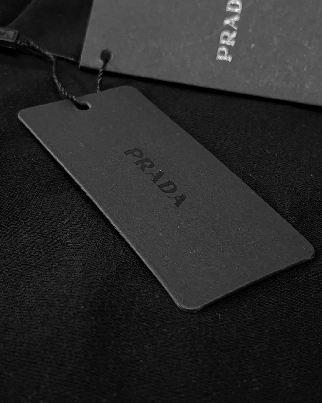 Prada - Mikina s logem - černá