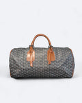 Goyard - Vzorovaná cestovní taška - Hnědá/Kůže