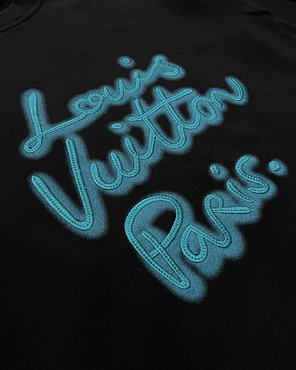 LVTN – mikina Signature se stuhou – černá