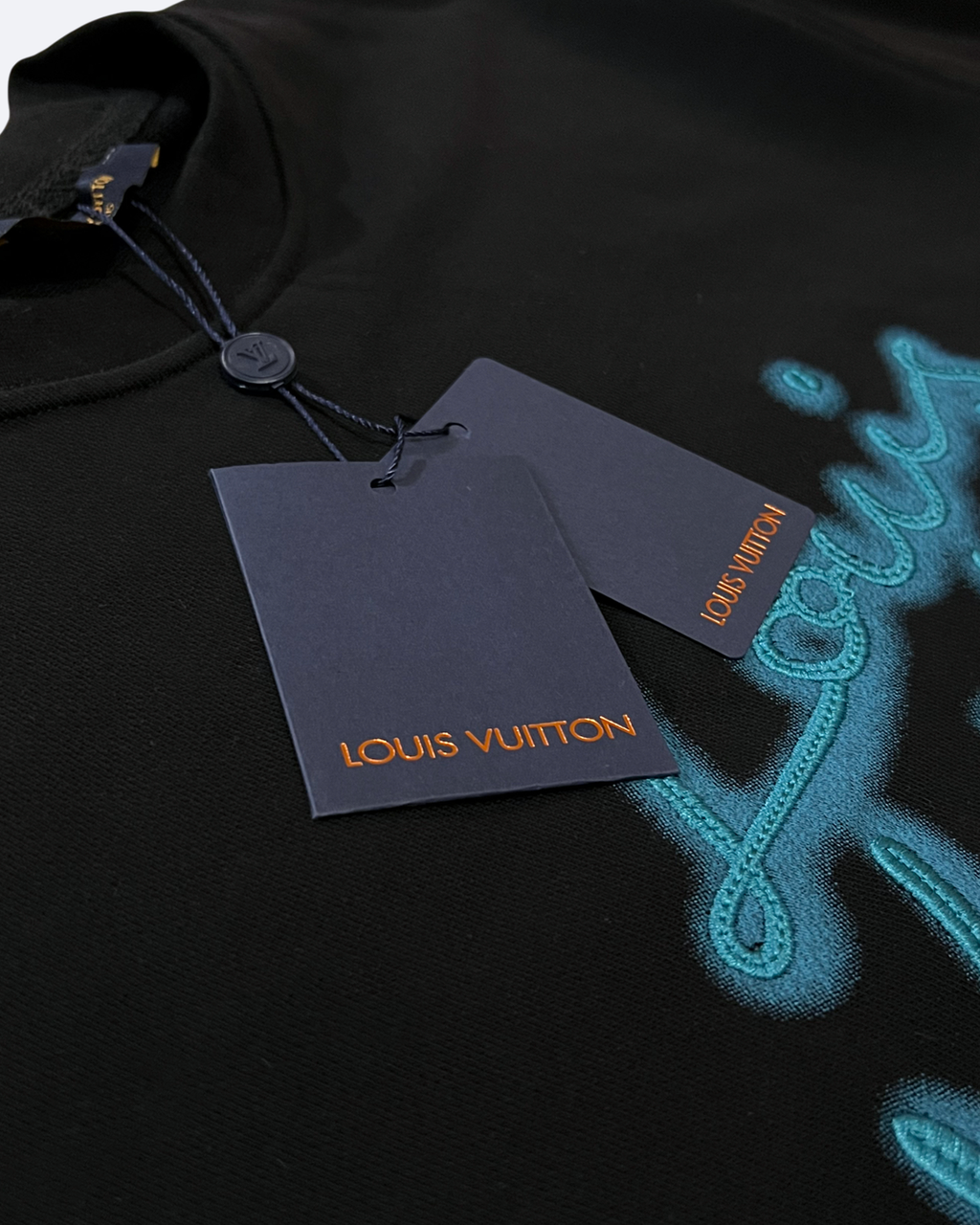 LVTN – mikina Signature se stuhou – černá