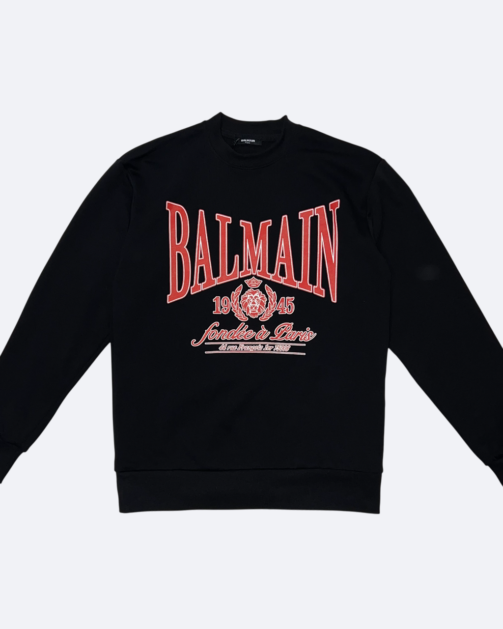 Balmain – Mikina s logem boxu – Černá