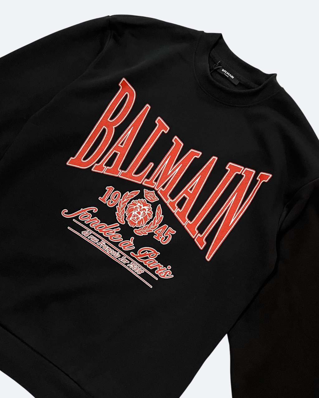 Balmain – Mikina s logem boxu – Černá