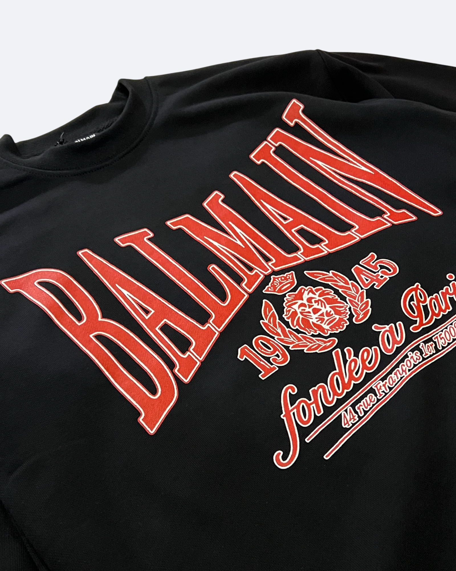 Balmain – Mikina s logem boxu – Černá