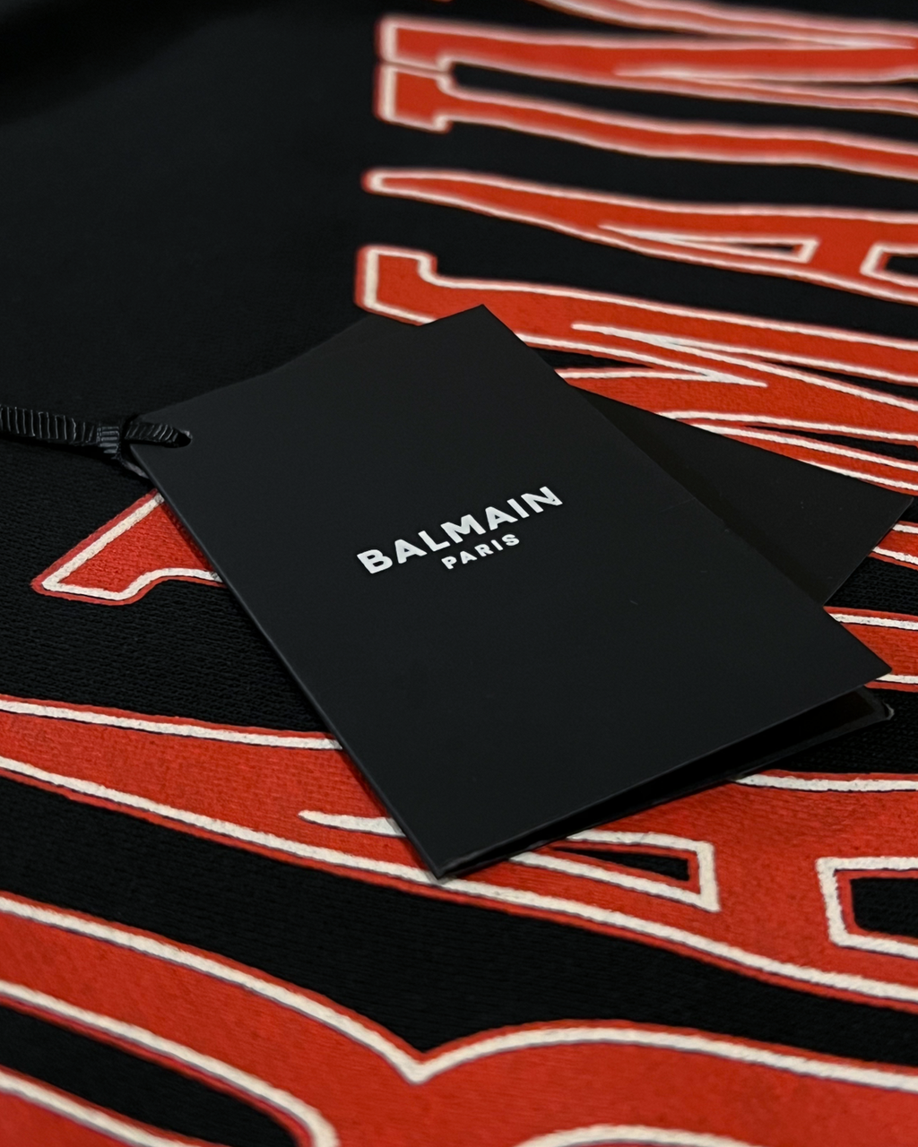 Balmain – Mikina s logem boxu – Černá