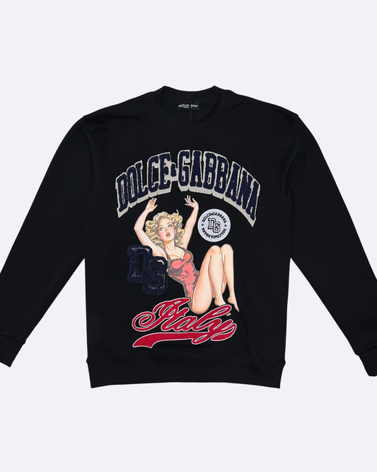 Dolce & Gabbana - Playa Graphic Sweatshirt - Black