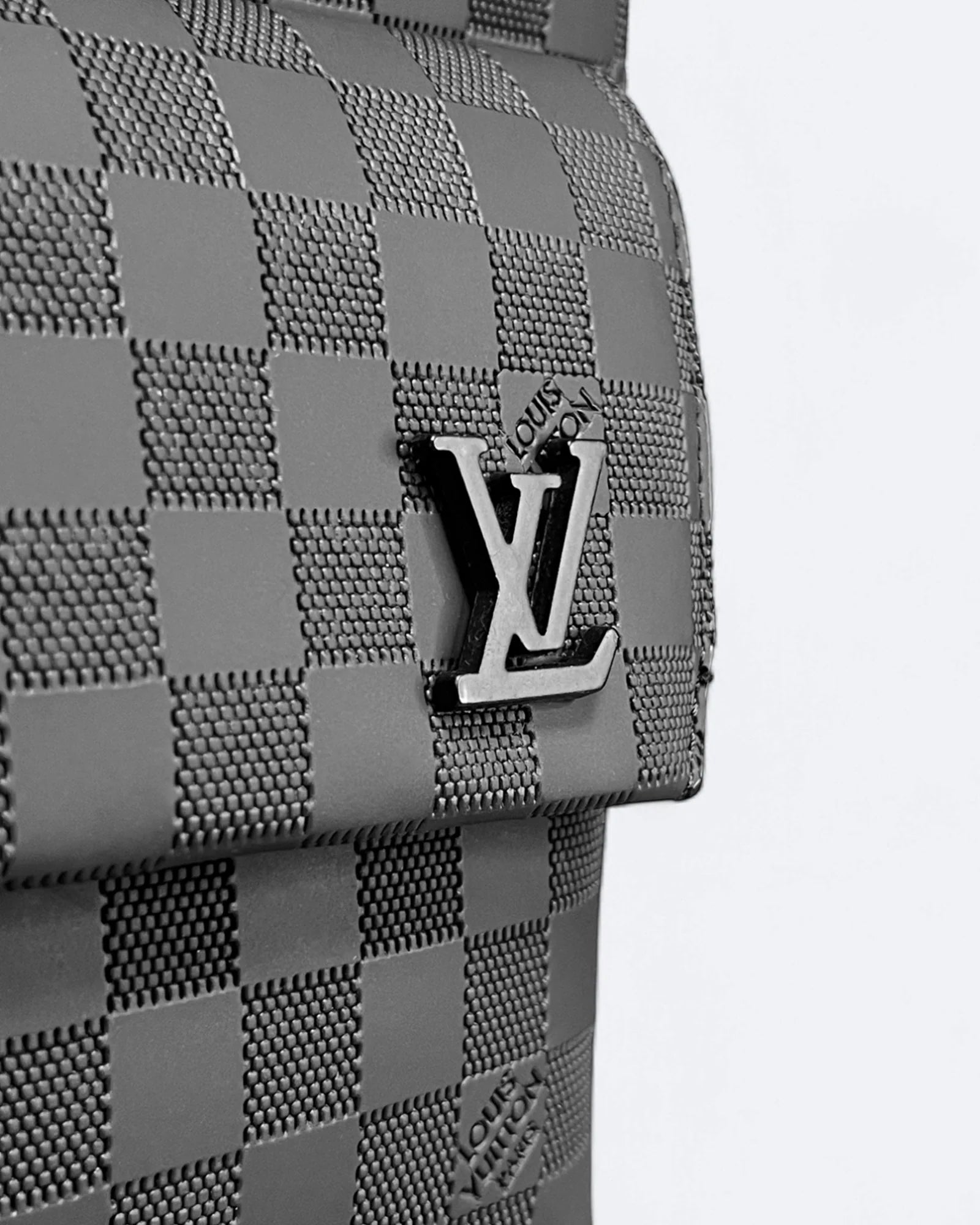 Louis Vuitton - Batoh Takeoff s vyraženým vzorem Damier - černý