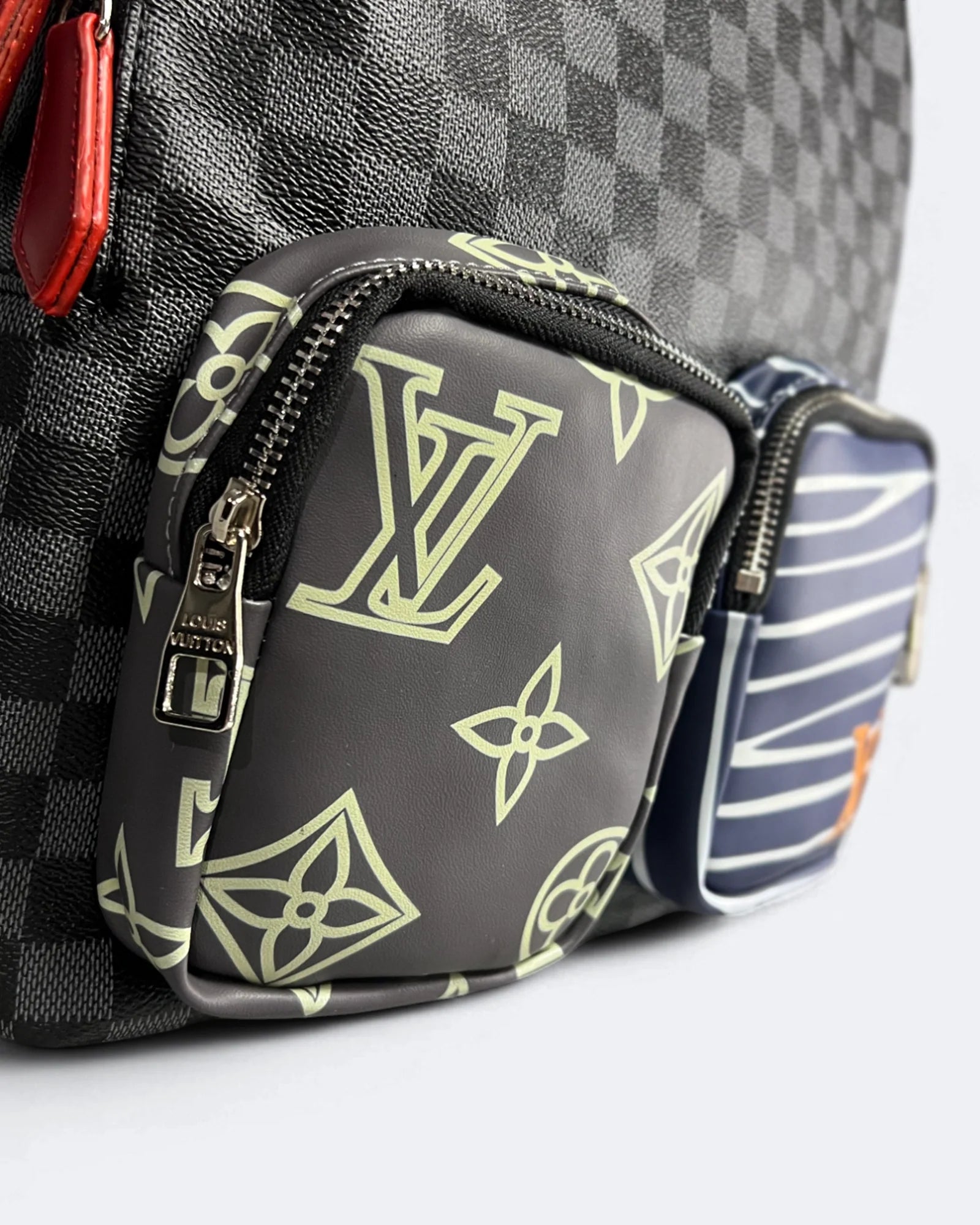 Louis Vuitton - Batoh Multipocket se vzorem Damier - černý