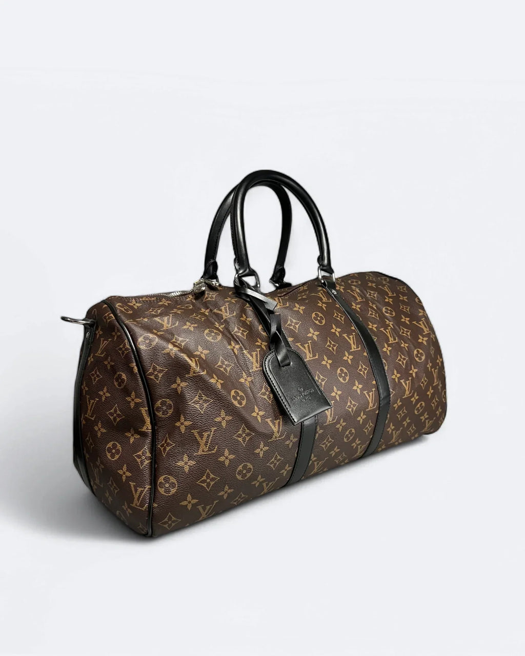 Louis Vuitton – Cestovní taška Duffle se vzorem LV – Hnědá