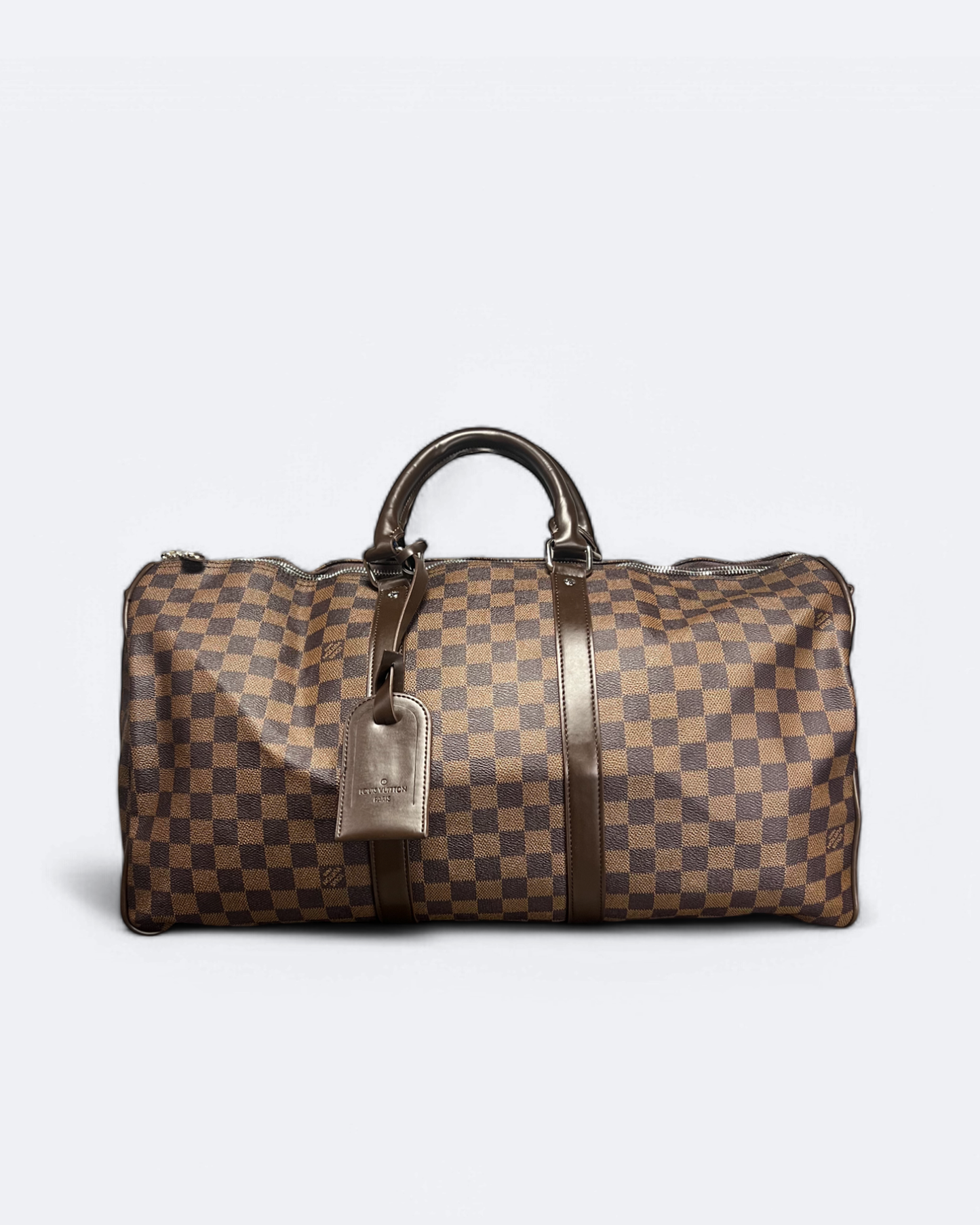 Louis Vuitton - Damier Pattern Duffle Bag - Brown