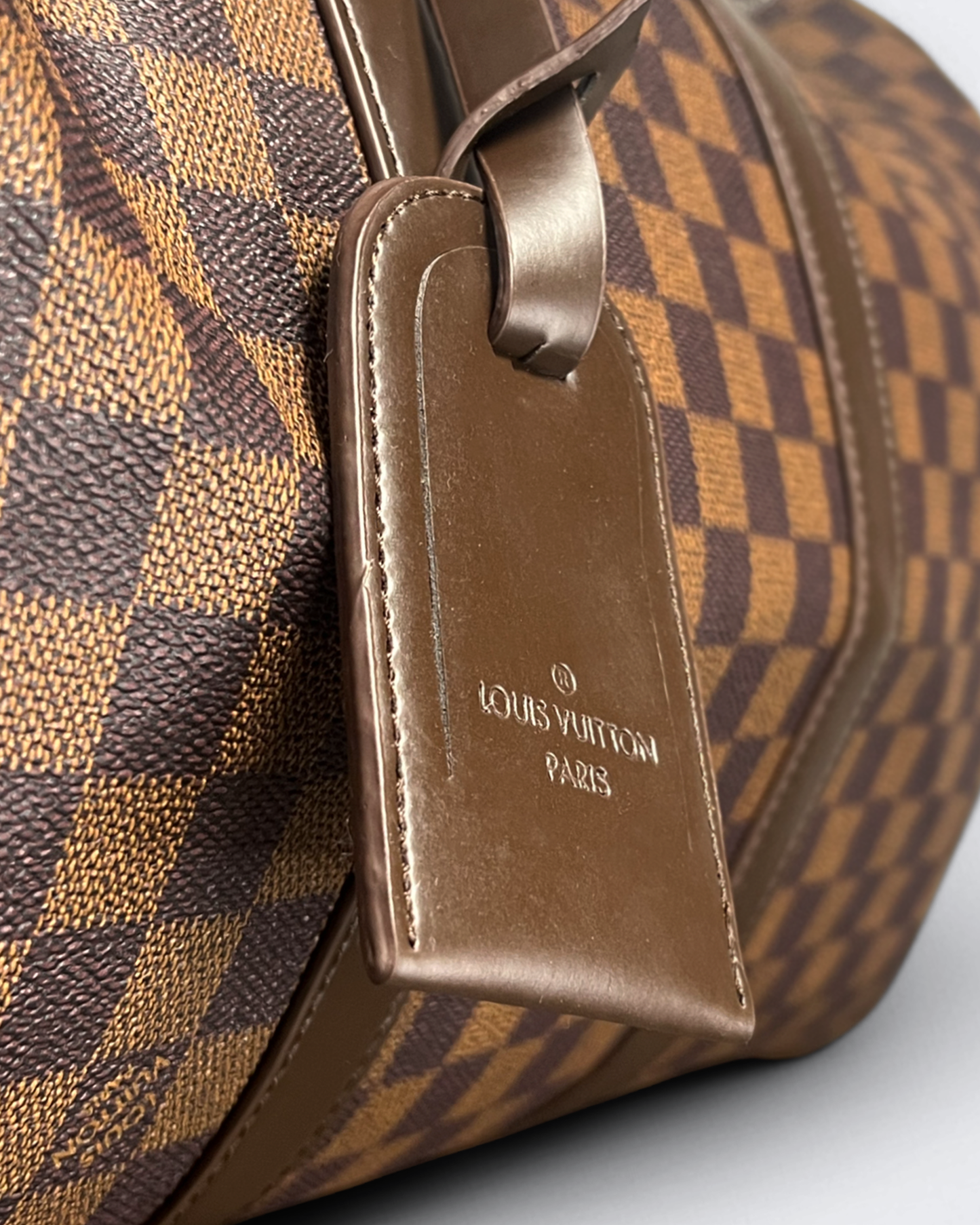 Louis Vuitton - Damier Pattern Duffle Bag - Brown