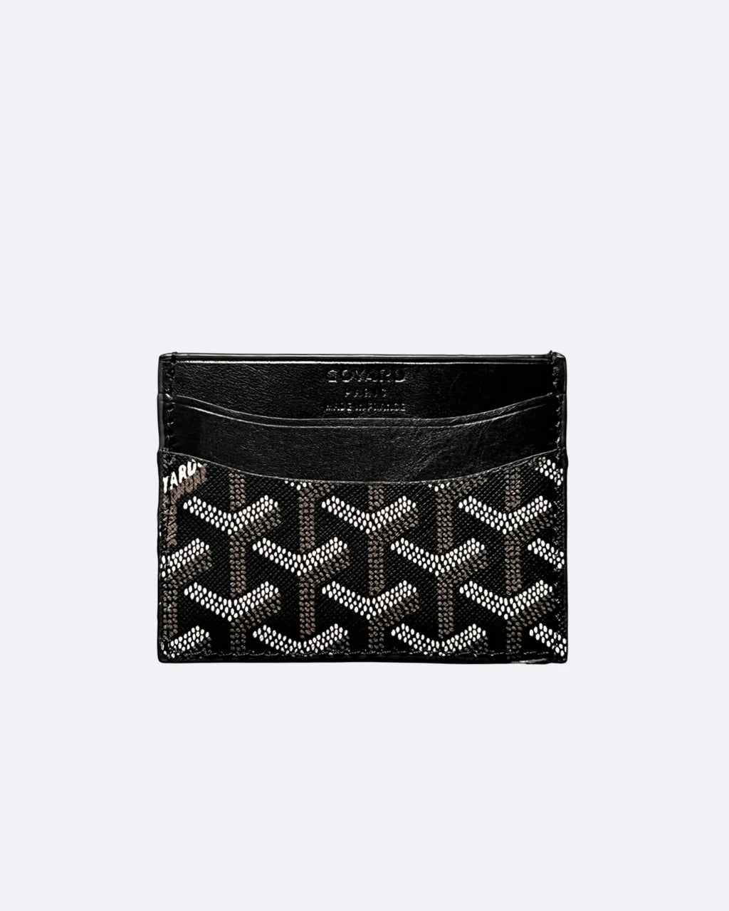 Pouzdro na karty Goyard Pattern - černé