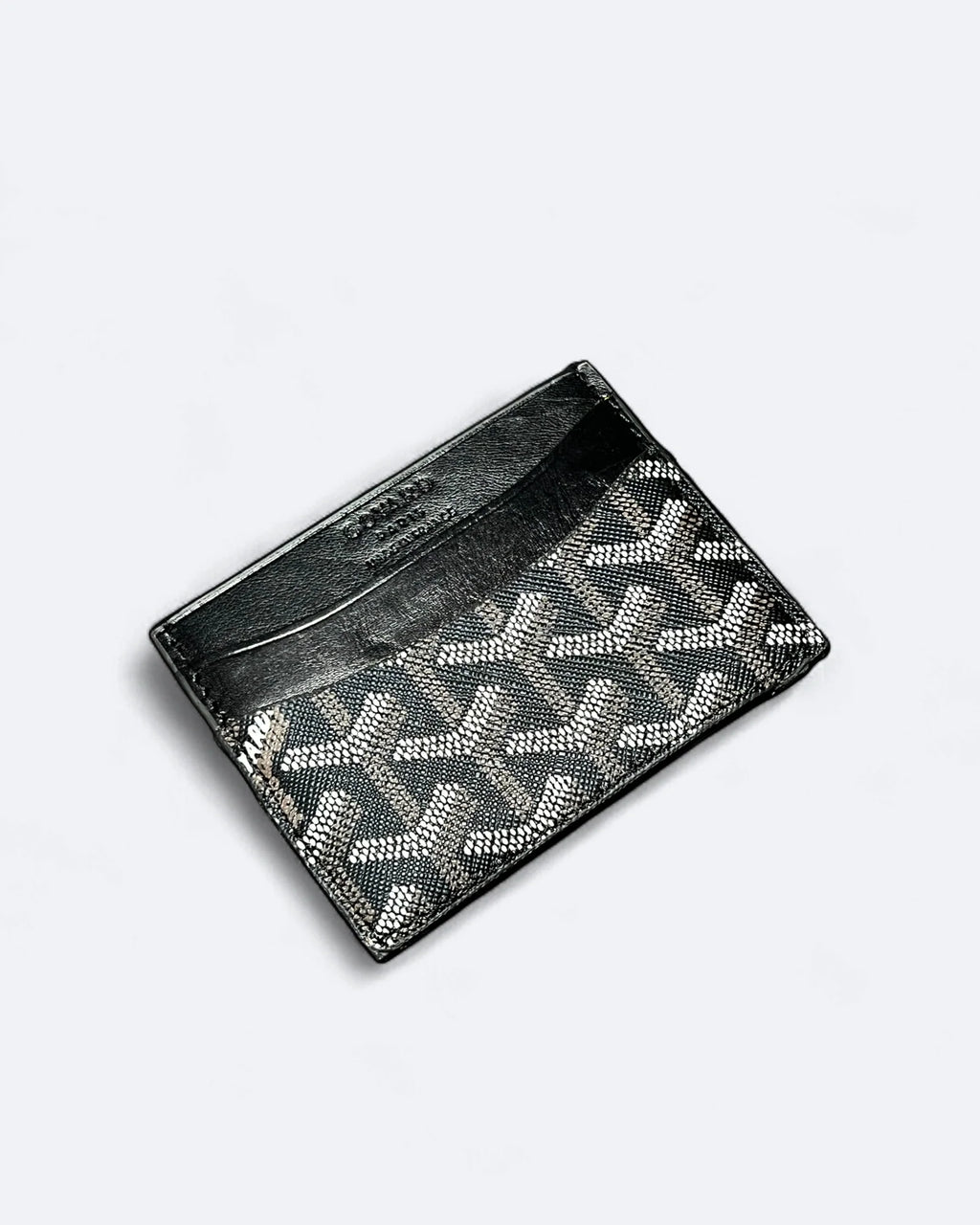 Pouzdro na karty Goyard Pattern - černé