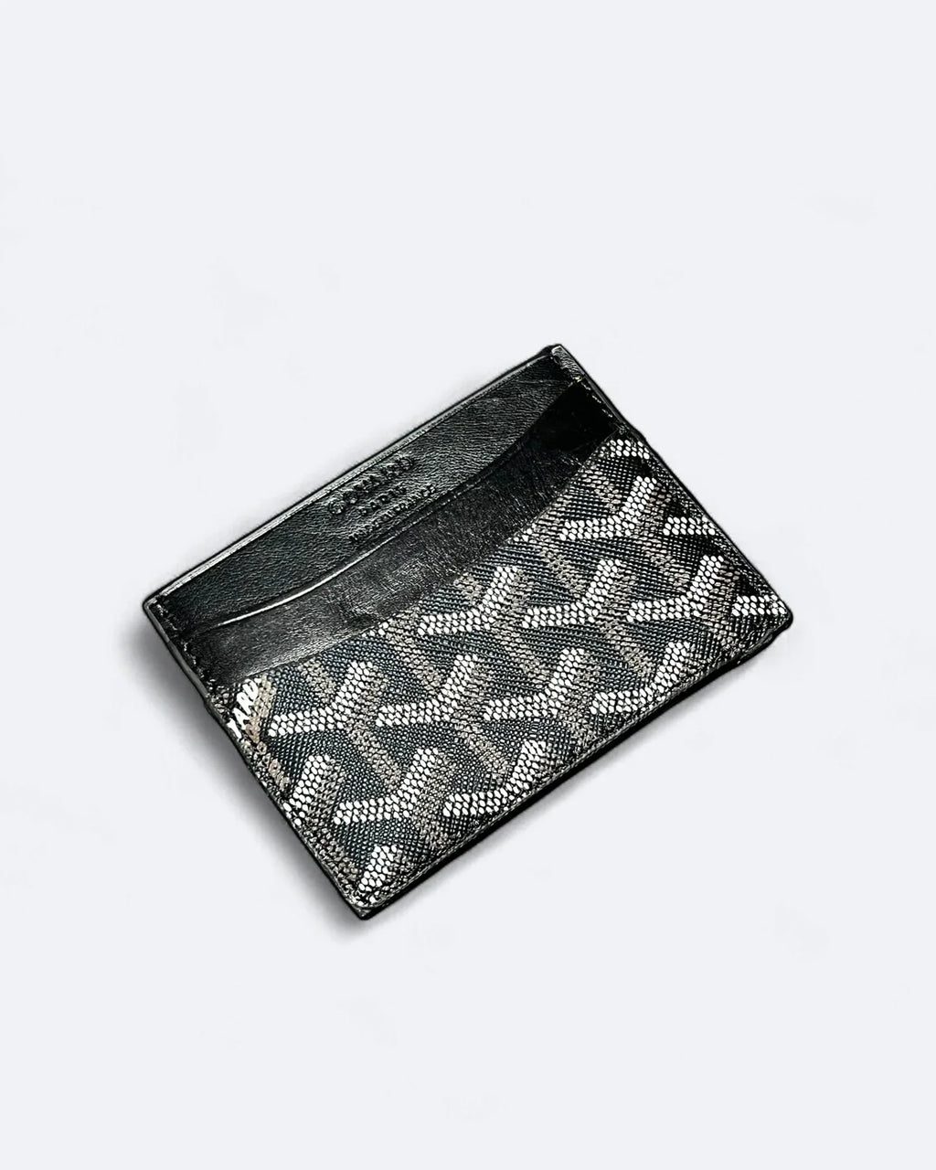 Pouzdro na karty Goyard Pattern - černé