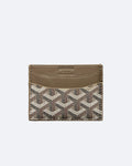 Goyard pouzdro na karty se vzorem – béžové