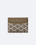 Goyard pouzdro na karty se vzorem – béžové