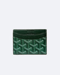 Pouzdro na karty Goyard Pattern – borovicově zelená