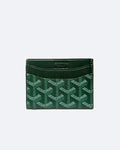 Pouzdro na karty Goyard Pattern – borovicově zelená