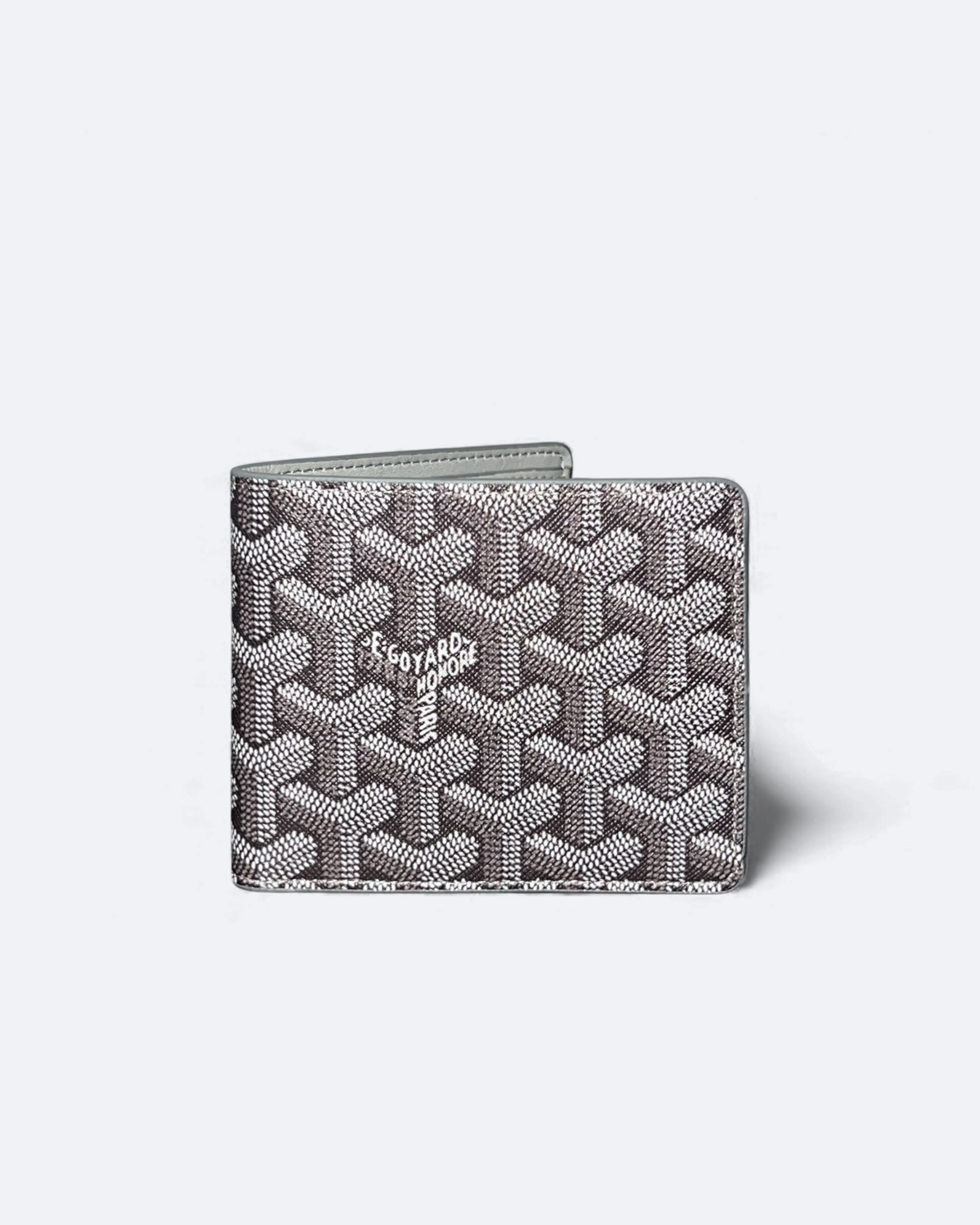 Goyard – vzorovaná peněženka – šedá