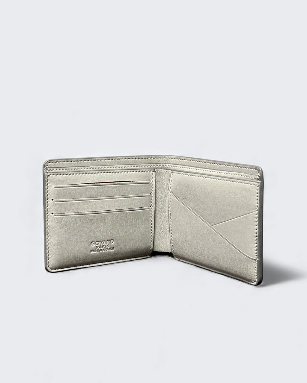 Goyard – vzorovaná peněženka – šedá