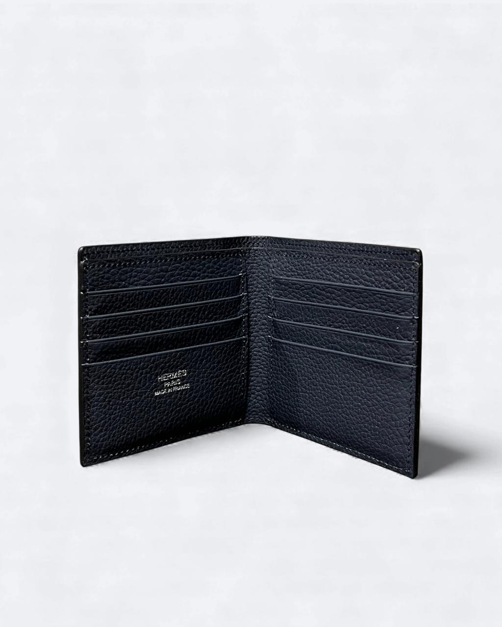 Hermes – Peněženka Stripe – Tmavě modrá