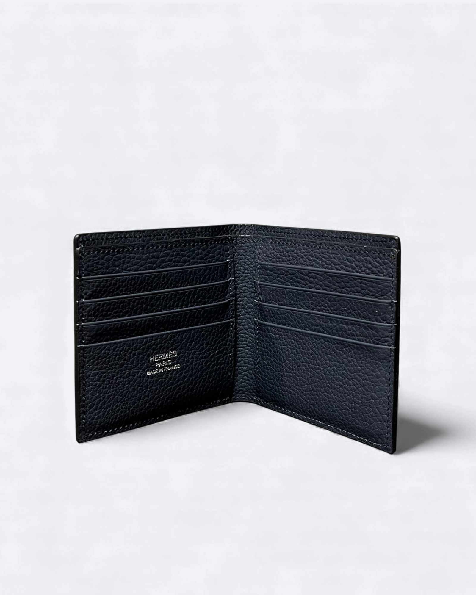 Hermes – Peněženka Stripe – Tmavě modrá