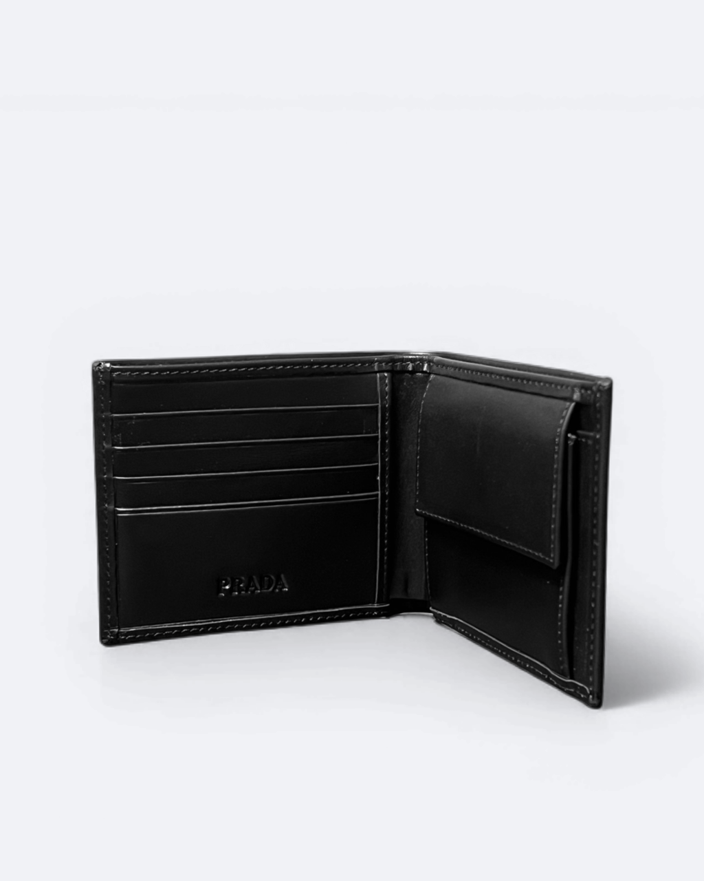Prada – peněženka s logem – černá