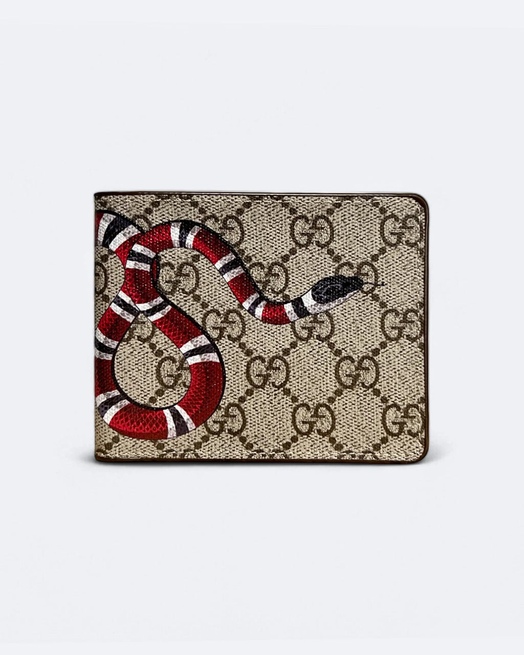 Gucci – Peněženka GG Kingsnake – Béžová