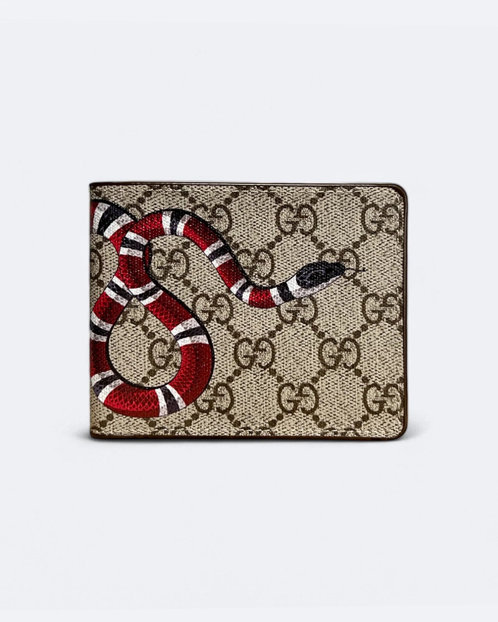 Gucci – Peněženka GG Kingsnake – Béžová