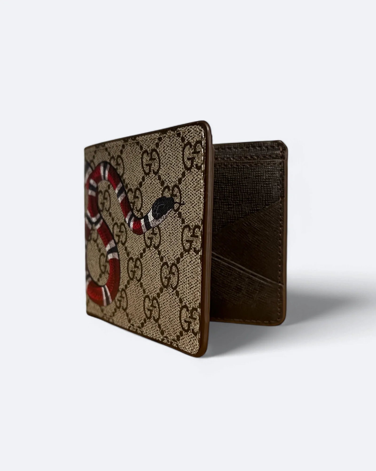 Gucci – Peněženka GG Kingsnake – Béžová