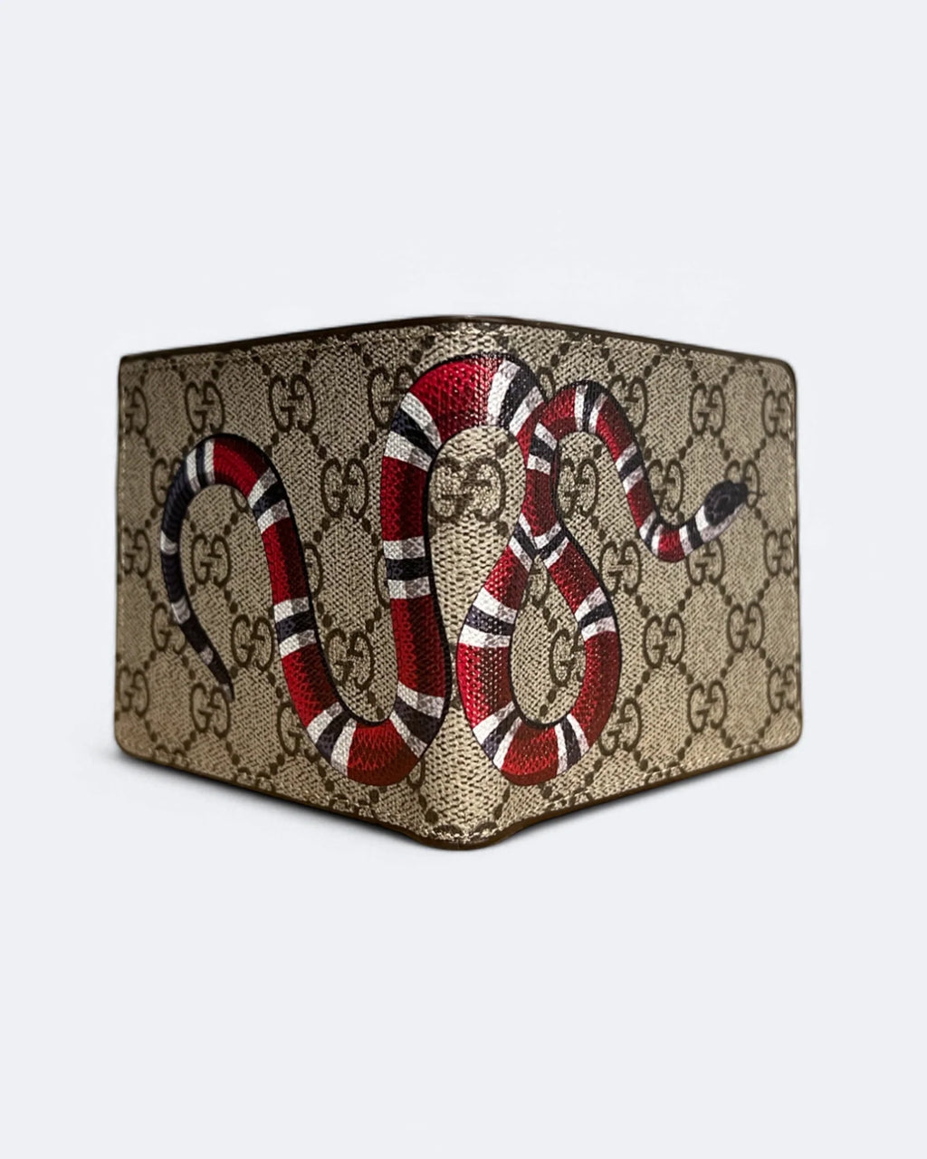 Gucci – Peněženka GG Kingsnake – Béžová