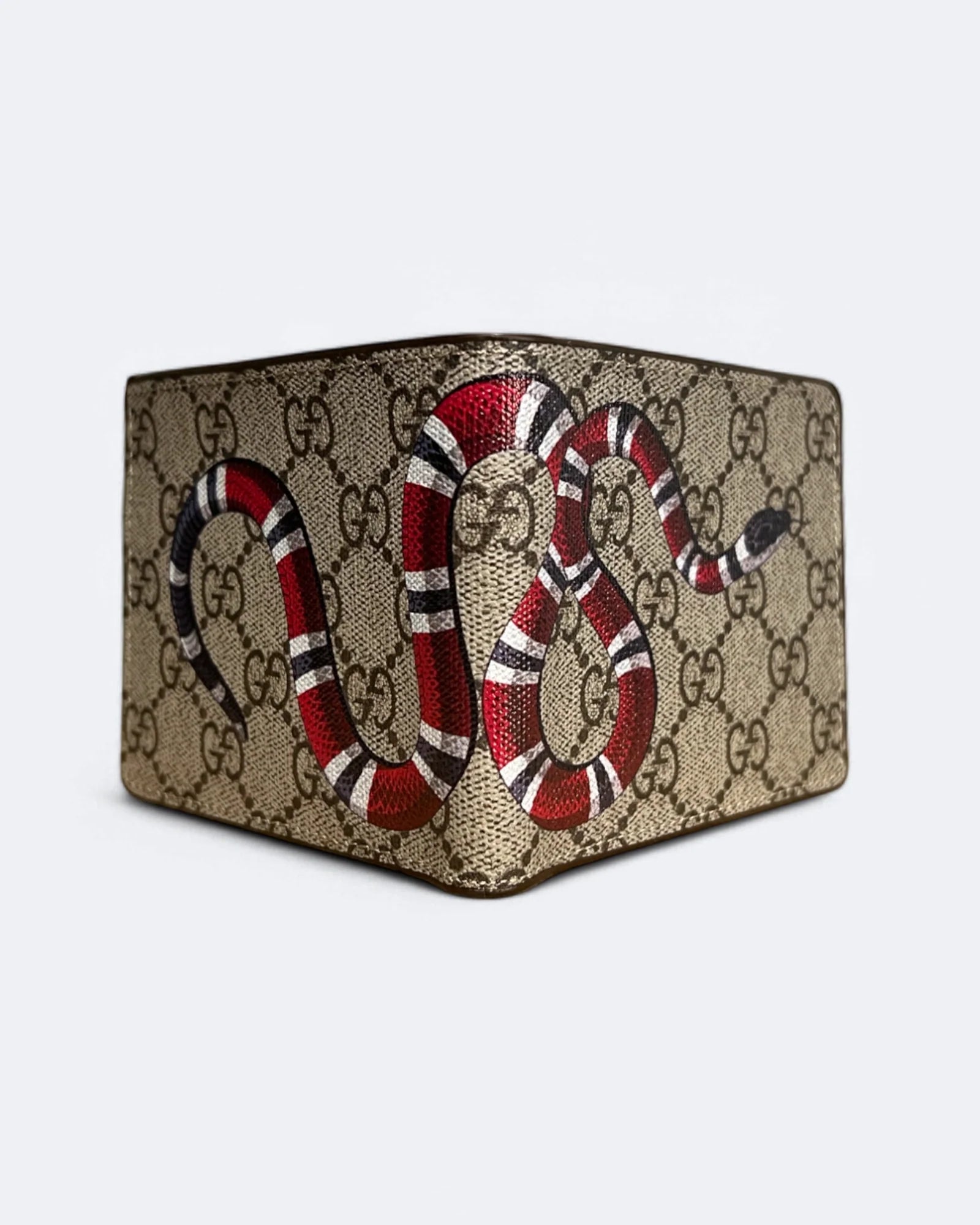 Gucci – Peněženka GG Kingsnake – Béžová