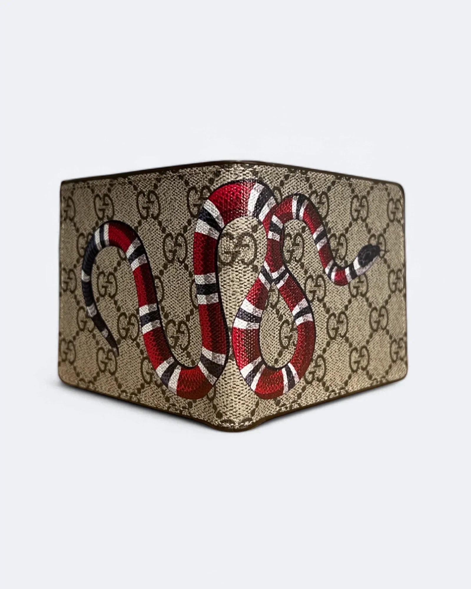 Gucci – Peněženka GG Kingsnake – Béžová