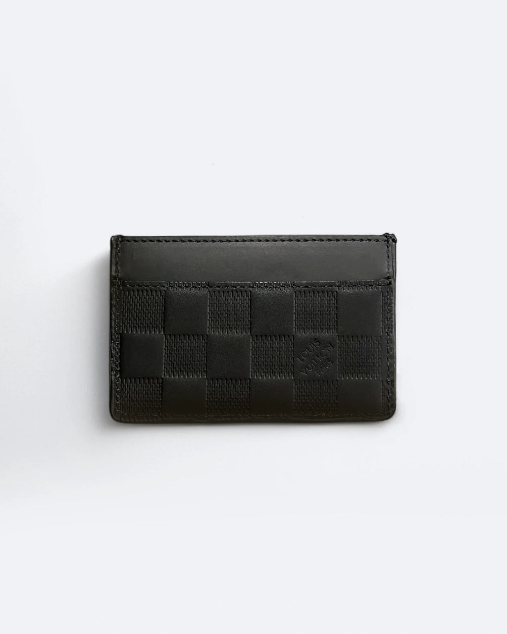 Louis Vuitton - Pouzdro na karty - Damier Embossed - Černá