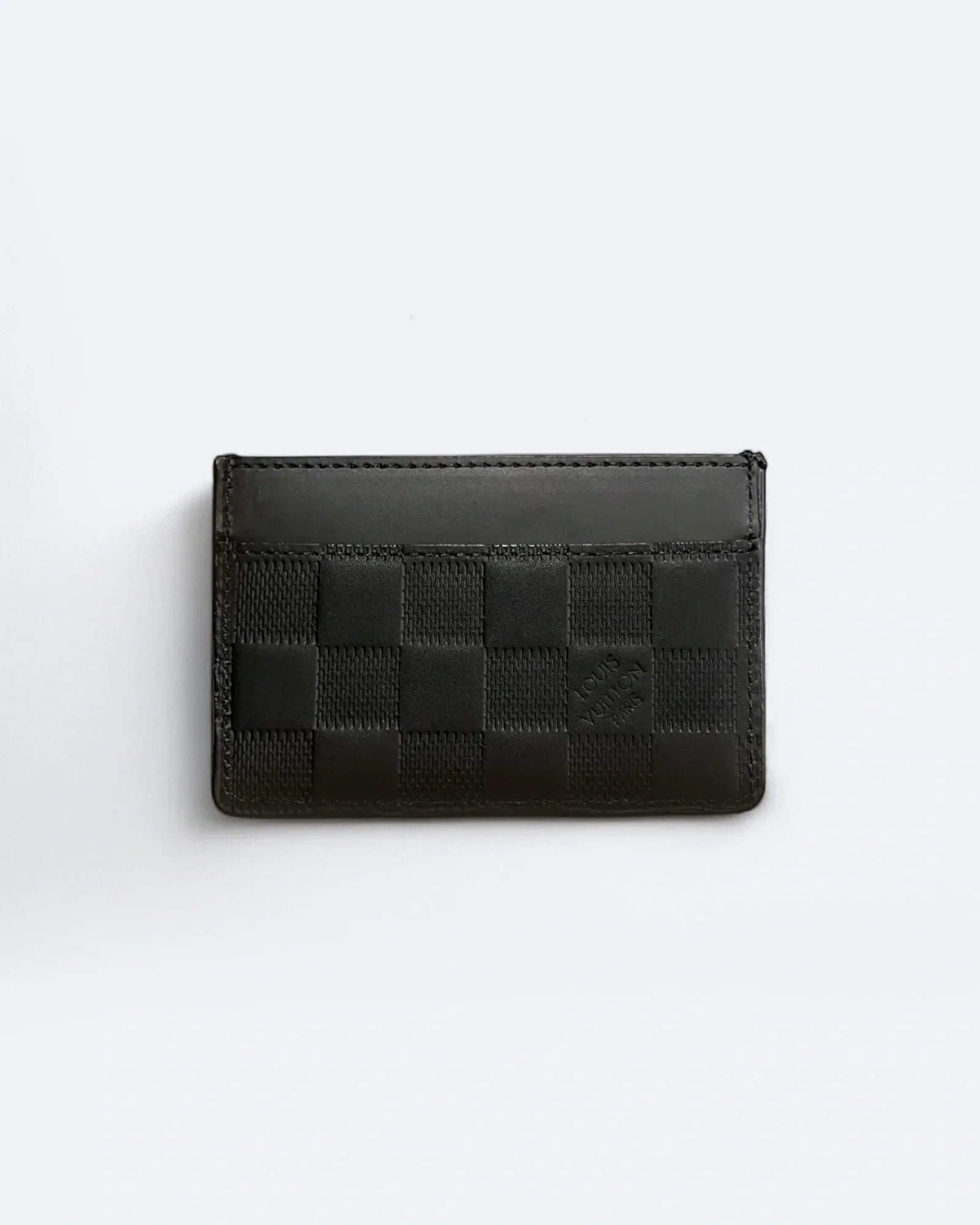 Louis Vuitton - Pouzdro na karty - Damier Embossed - Černá