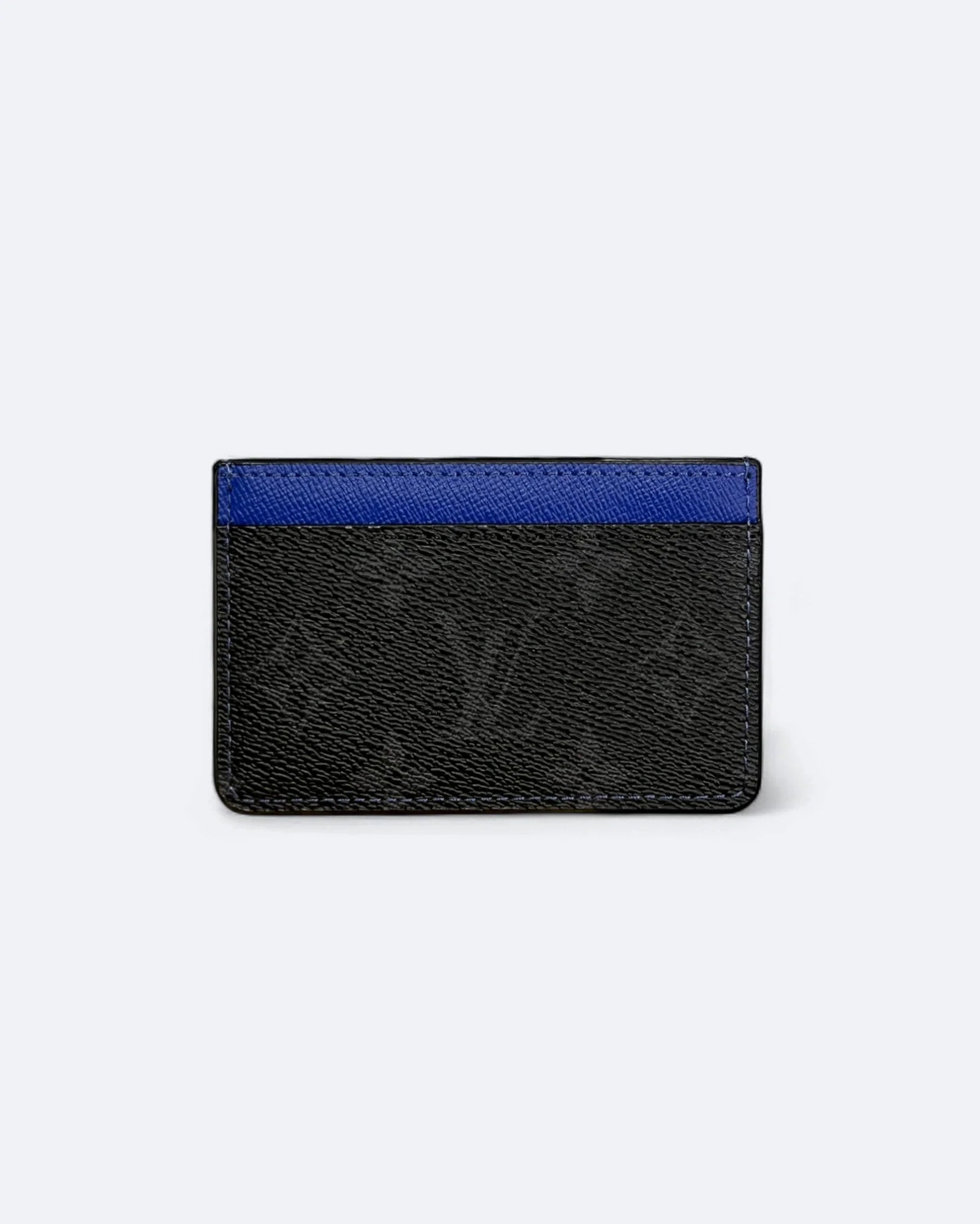 Louis Vuitton - Pouzdro na karty - Vzor LV - Černá/Modrá