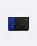Louis Vuitton - Pouzdro na karty - Vzor LV - Černá/Modrá