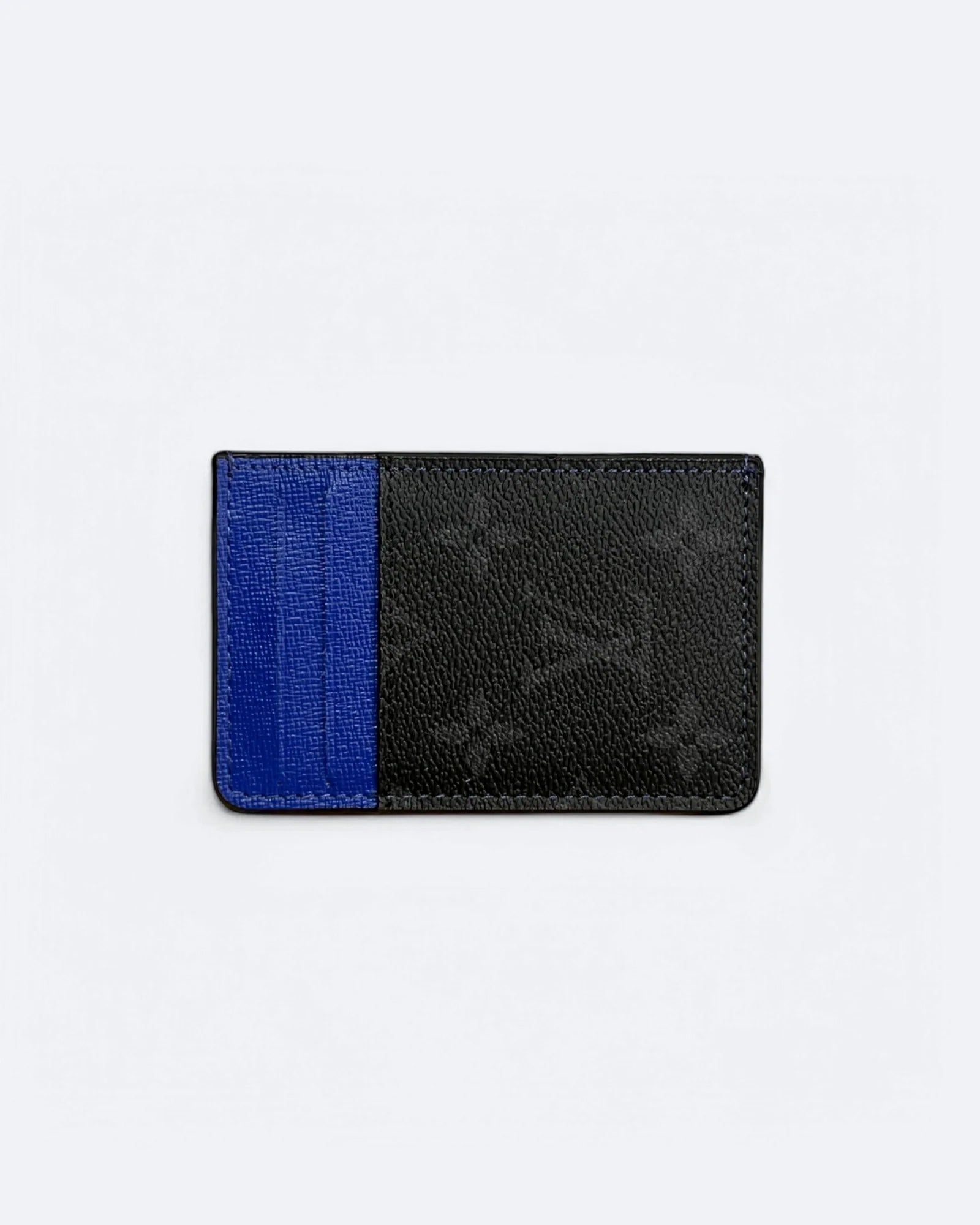 Louis Vuitton - Pouzdro na karty - Vzor LV - Černá/Modrá