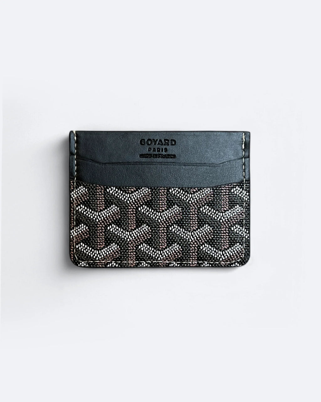 Goyard vzor, pouzdro na karty – hnědé