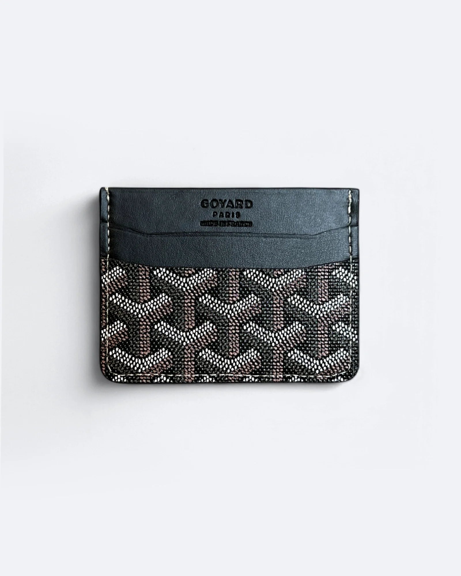 Goyard vzor, pouzdro na karty – hnědé