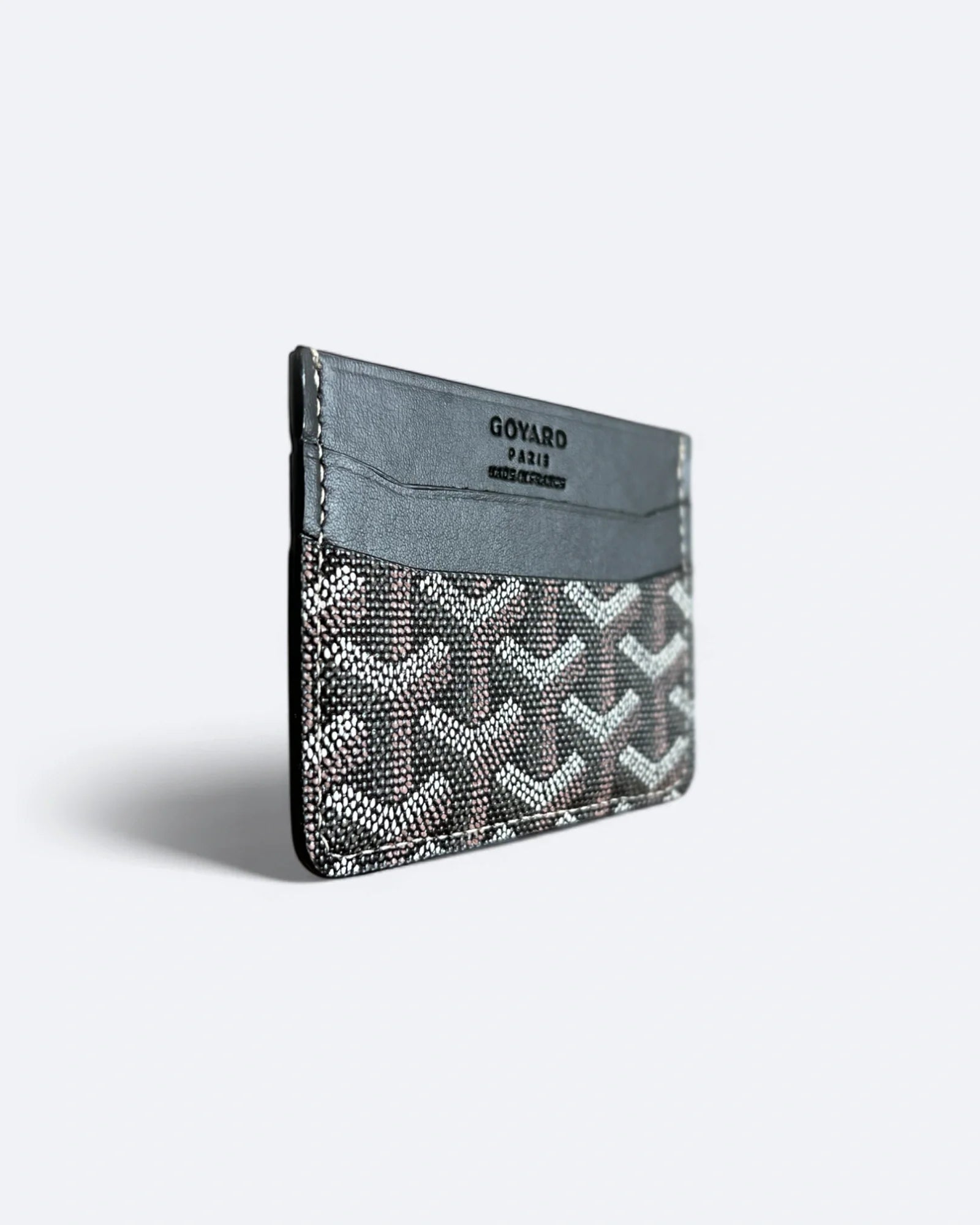 Goyard vzor, pouzdro na karty – hnědé