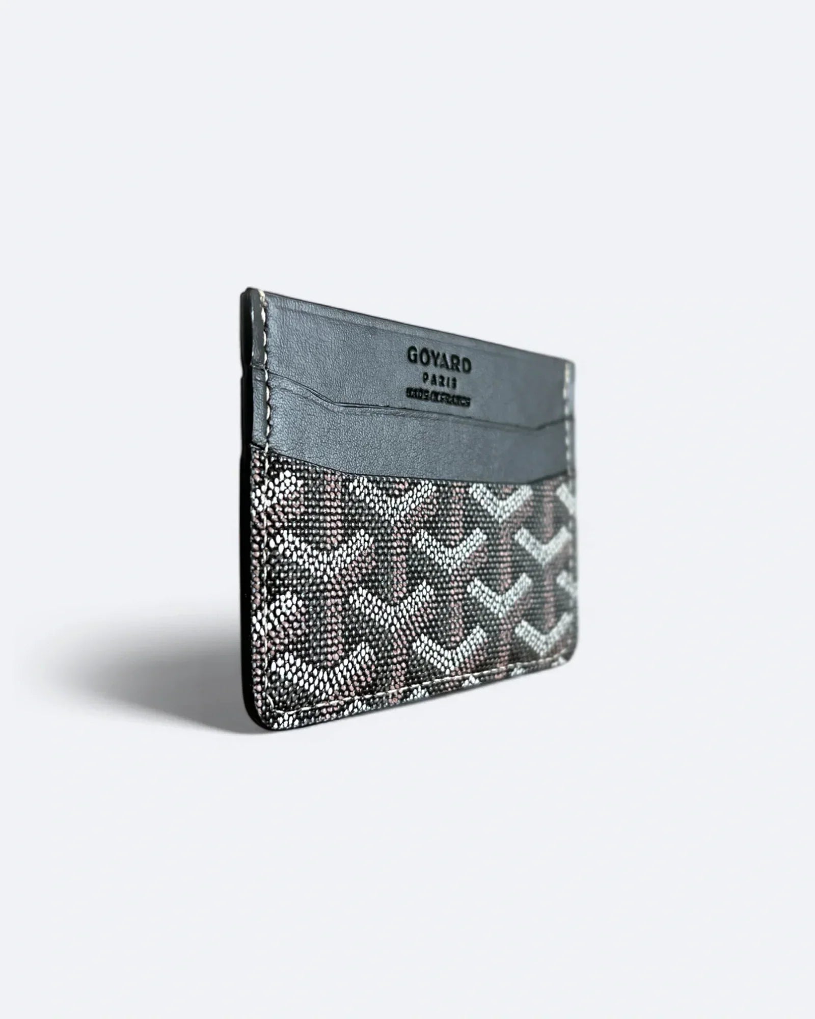 Goyard vzor, pouzdro na karty – hnědé