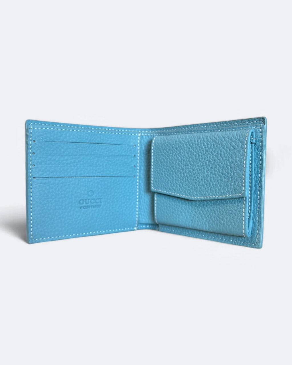 Gucci – Peněženka s vyraženým logem – Modrá