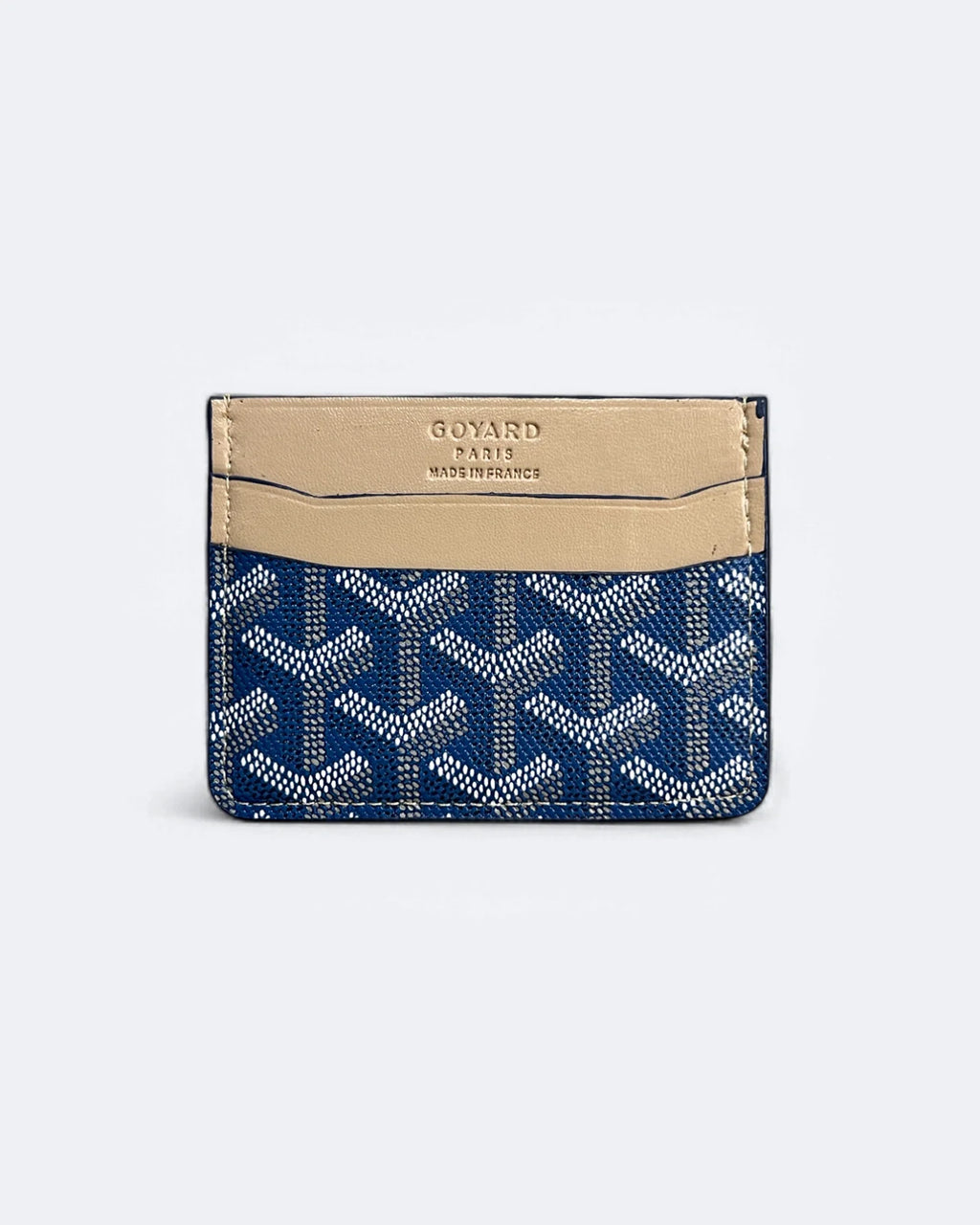 Goyard Cardholder se vzorem – modrá/béžová