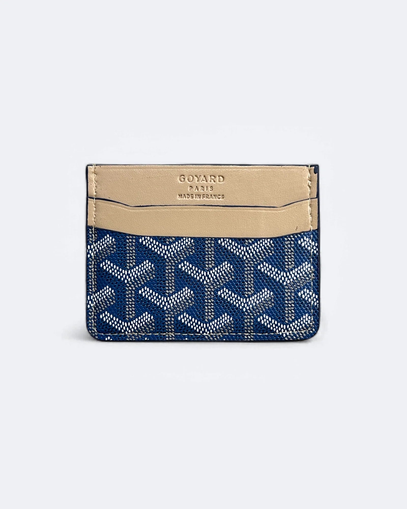 Goyard Cardholder se vzorem – modrá/béžová