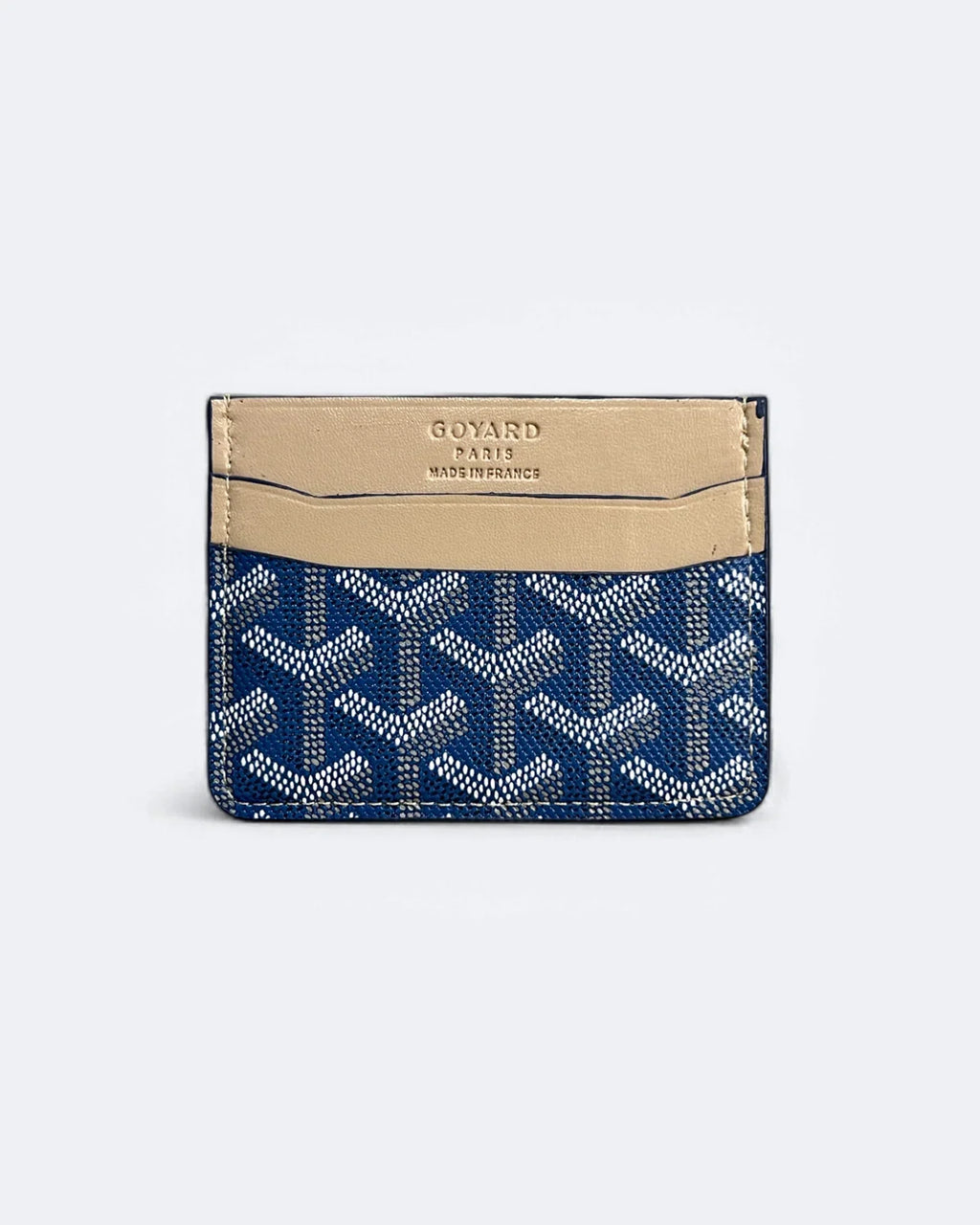 Goyard Cardholder se vzorem – modrá/béžová