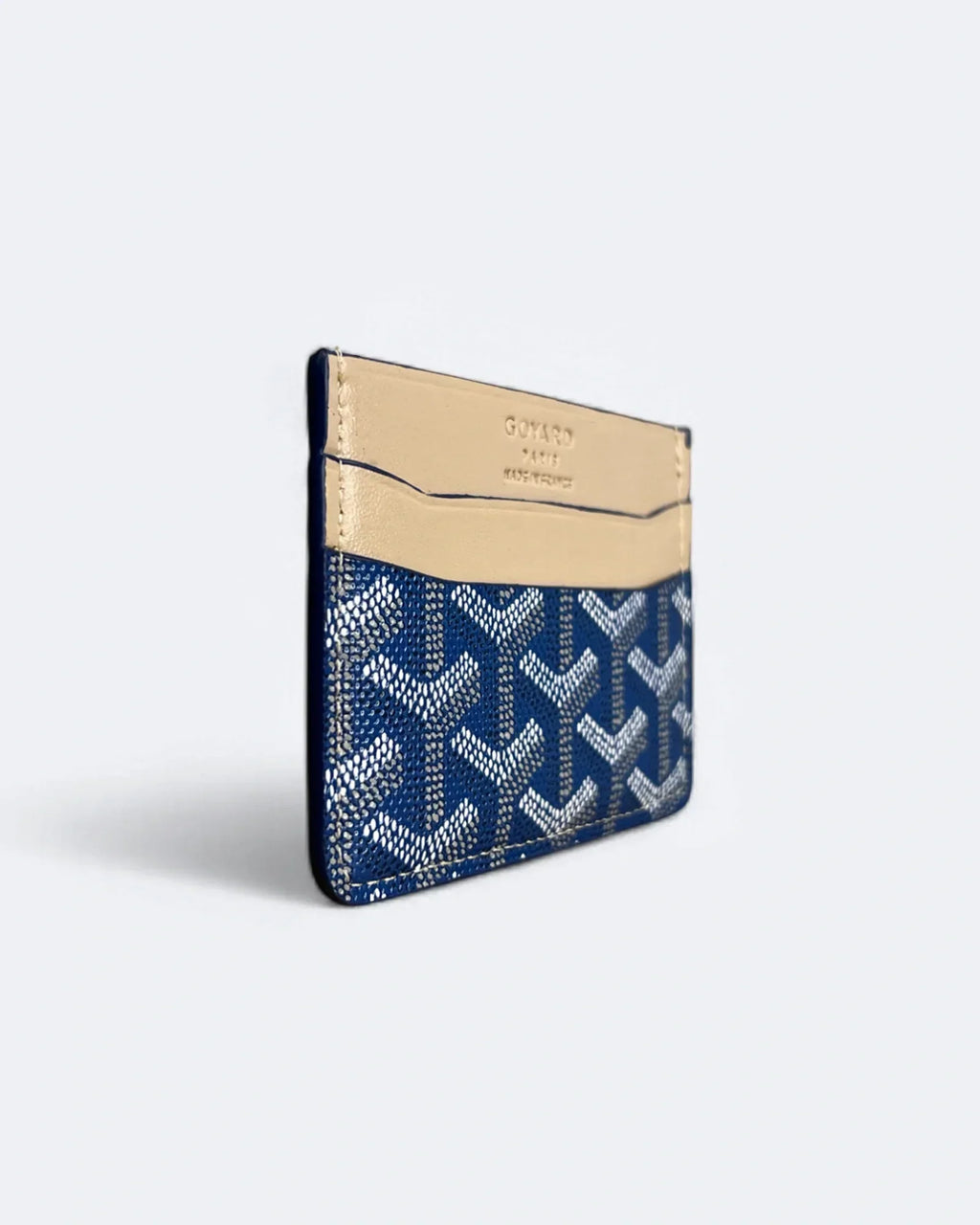 Goyard Cardholder se vzorem – modrá/béžová
