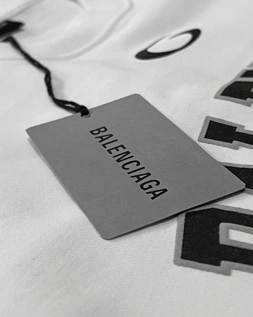 Balenciaga - 01 Mikina s logem College - bílá